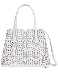 Alaïa - Alaïa Vienne Openwork Tote Bag - Lyst
