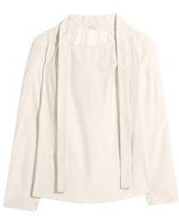 Lemaire - Ascot Collar Relaxed Shirt - Lyst