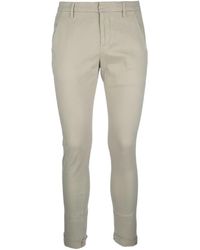Dondup - Logo-Plaque Trousers - Lyst