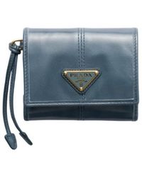 Prada - Small Leather Wallet - Lyst