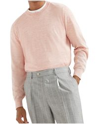 Brunello Cucinelli - Long-Sleeved Crewneck Jumper - Lyst