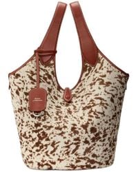 Polo Ralph Lauren - Logo-Detail Leather Tote Bag - Lyst