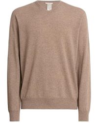 The Row - Rod V-Neck Cashmere Knit Sweater - Lyst