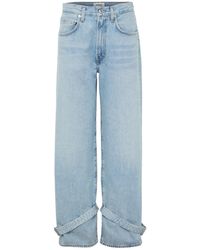 Agolde - Straight Jeans With Fitted Hem - Lyst