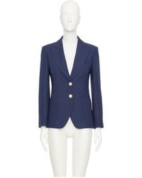 Valentino - Single-Breasted Long-Sleeved Blazer - Lyst