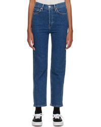 RE/DONE - 70S Ultra Rise High Waist Cropped Jeans - Lyst