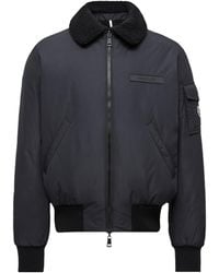 Moncler - Maulevrier Reversible Teddy Aviator Jacket - Lyst