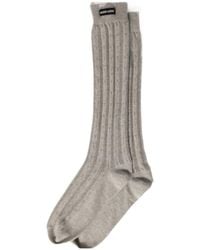 Miu Miu - Logo Patch Socks - Lyst