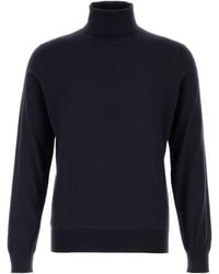 ZEGNA - Long Sleeved Turtleneck Knitted Jumper - Lyst