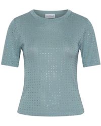Marella - Rhinestone-Embellished T-Shirt - Lyst