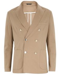 Tonello - Double-Breasted Jacket - Lyst