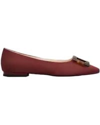 Roger Vivier - Pointed Toe Flat Shoes - Lyst