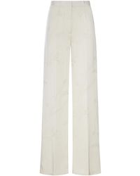forte_forte - The Lotus Fluid Jacquard High Waist Pants - Lyst