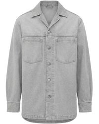 Bottega Veneta - Washed Denim Shirt - Lyst