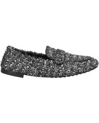 Tory Burch - Metallic Round Toe Loafers - Lyst