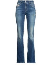 DIESEL - Denim Stretch Boot-Shaped Pants - Lyst