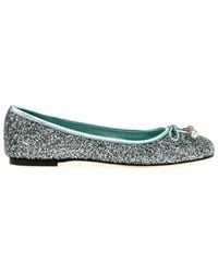 Jimmy Choo - Elme Bow Detailed Ballet Flats - Lyst