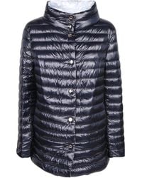 Herno - Reversible Button-Up Down Jacket - Lyst