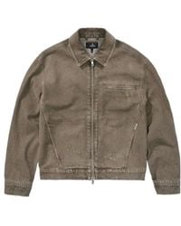 Represent - Collared Denim Jacket - Lyst