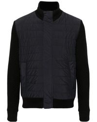 Herno - Knitted-Panel Down Jacket - Lyst