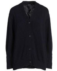 Max Mara - Solid-Color Knitted Cardigan - Lyst