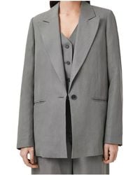 AllSaints - Averie Single-Breasted Blazer - Lyst