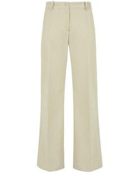 P.A.R.O.S.H. - Corduroy Straight-Leg Trousers - Lyst