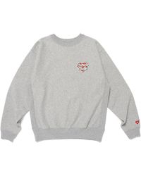 Human Made - Logo-Print Crewneck Sweatshirt - Lyst