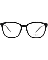 Saint Laurent - Eyewear Square Frame Glasses - Lyst