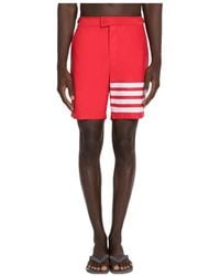Thom Browne - Button Front Board Short W/ Adjustable Elastic Back 4Bar - Lyst