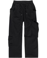 Vivienne Westwood - Draped Stretchcotton Cargo Sweatpants - Lyst