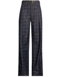 Burberry - Dark Wash Loose-Fit Jeans - Lyst