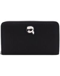 KARL LAGERFELD - K/Ikonik 2.0 Logo-Lettering Wallet - Lyst