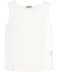 Herno - Crewneck Sleeveless Top - Lyst