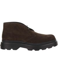Tod's - Carrarmato Lace-Up Boots - Lyst