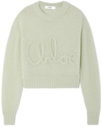 Chloé - Chloé Logo Knitted Jumper - Lyst