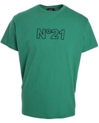 N°21 - Short-Sleeved T-Shirt - Lyst