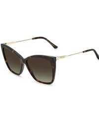 Jimmy Choo - Logo Sunglasses - Lyst