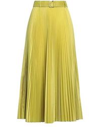 Max Mara - Solid-Color Pleated Skirt - Lyst