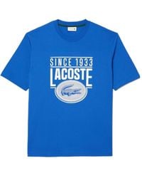 Lacoste - Fresh And Versatile Shortsleeve Top - Lyst