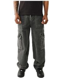 TRUE RELIGION - Baggy Big T Cargo Jean - Lyst