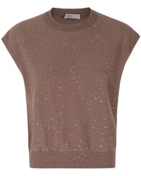 Herno - Crew-Neck Knit Top - Lyst