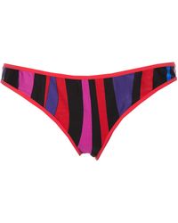 Emilio Pucci - Marmo-Print Bikini Bottom - Lyst
