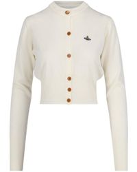 Vivienne Westwood - Bea Knit Cropped Cardigan - Lyst