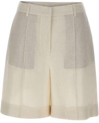 Eleventy - Pleated Tailored Shorts - Lyst