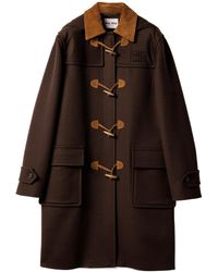 Miu Miu - Double Cashmere And Wool Duffle Coat - Lyst