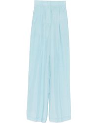 forte_forte - Silk Trousers - Lyst