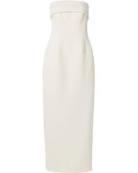 Emilia Wickstead - Keeley Strapless Cloqué Maxi Dress - Lyst
