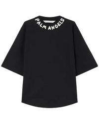Palm Angels - Logo-Printed Crew-Neck T-Shirt - Lyst