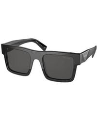 Prada - Eyewear Rectangular Frame Sunglasses - Lyst